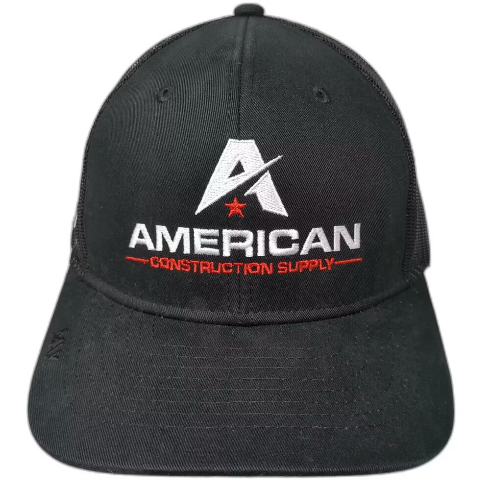 MAX American Construction Supply Husqvarna Demo Day Black Trucker Hat One Size